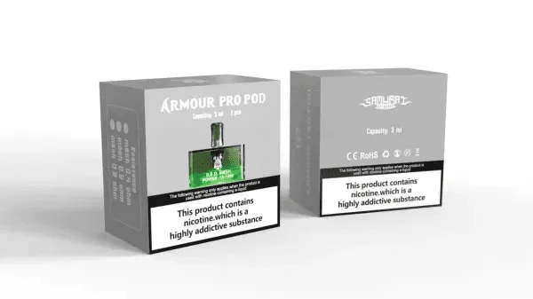 將軍SAMURAI Armour Pro 30W發光主機電子煙空倉煙彈