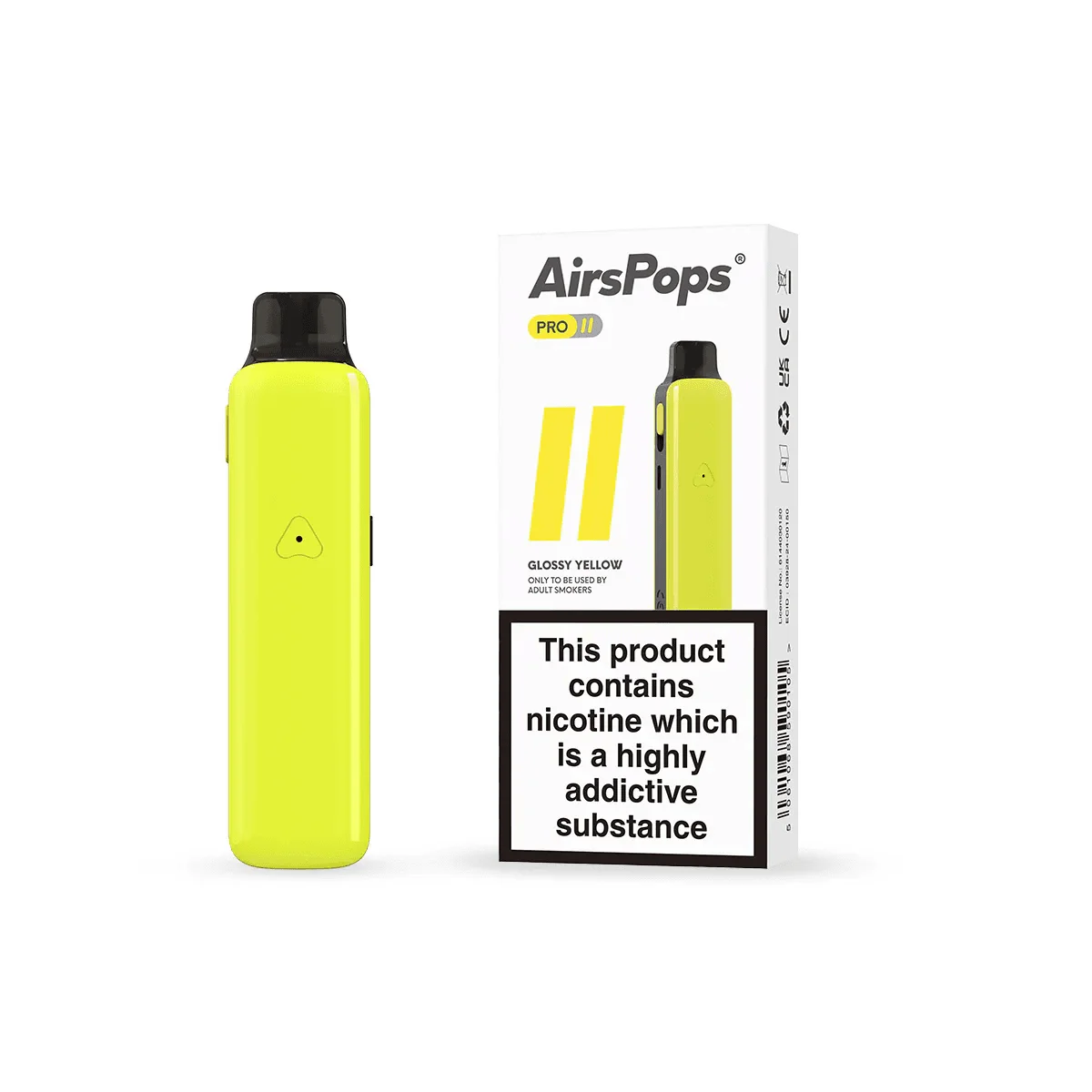 Airscream Airspops Pro II 氣泡2代可調瓦電子煙主機空倉煙彈官網